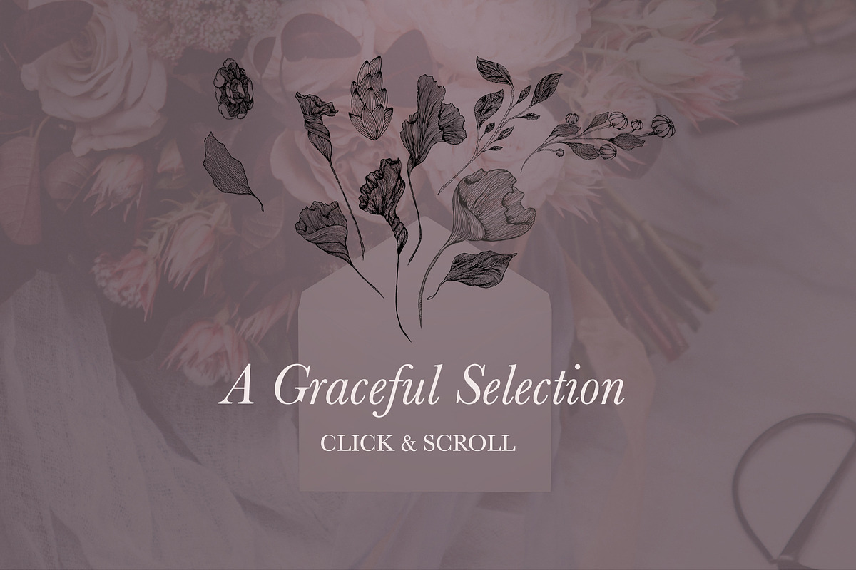 Wild Bouquet Wedding Illustrations, an Illustration by Laras Wonderland (Photo 6 of 13)
