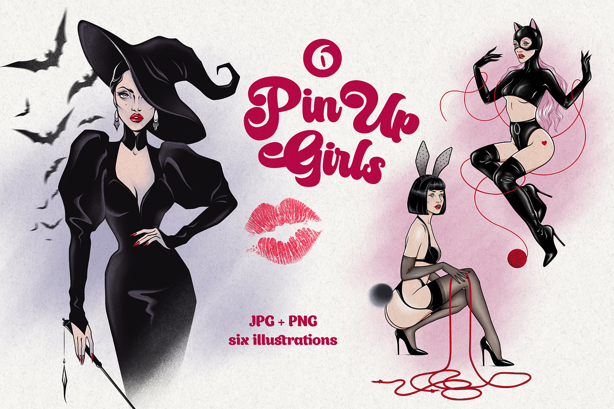 Pin Up Girls, a Person Illustration by Croisy (Photo 1 of 4)
