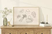 Farmer's Market Vector Illustrations, a Decorative Illustration by Emma Webb Studio (Thumbnail 6 of 8)