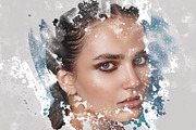 Watercolor Artistic Photo Templates, an Action Add-On by Photoshop Action (Thumbnail 4 of 13)