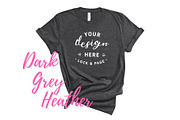 Bella Canvas TShirt Mockups On White, a Shirt Mockup by lock and page (Thumbnail 19 of 92)