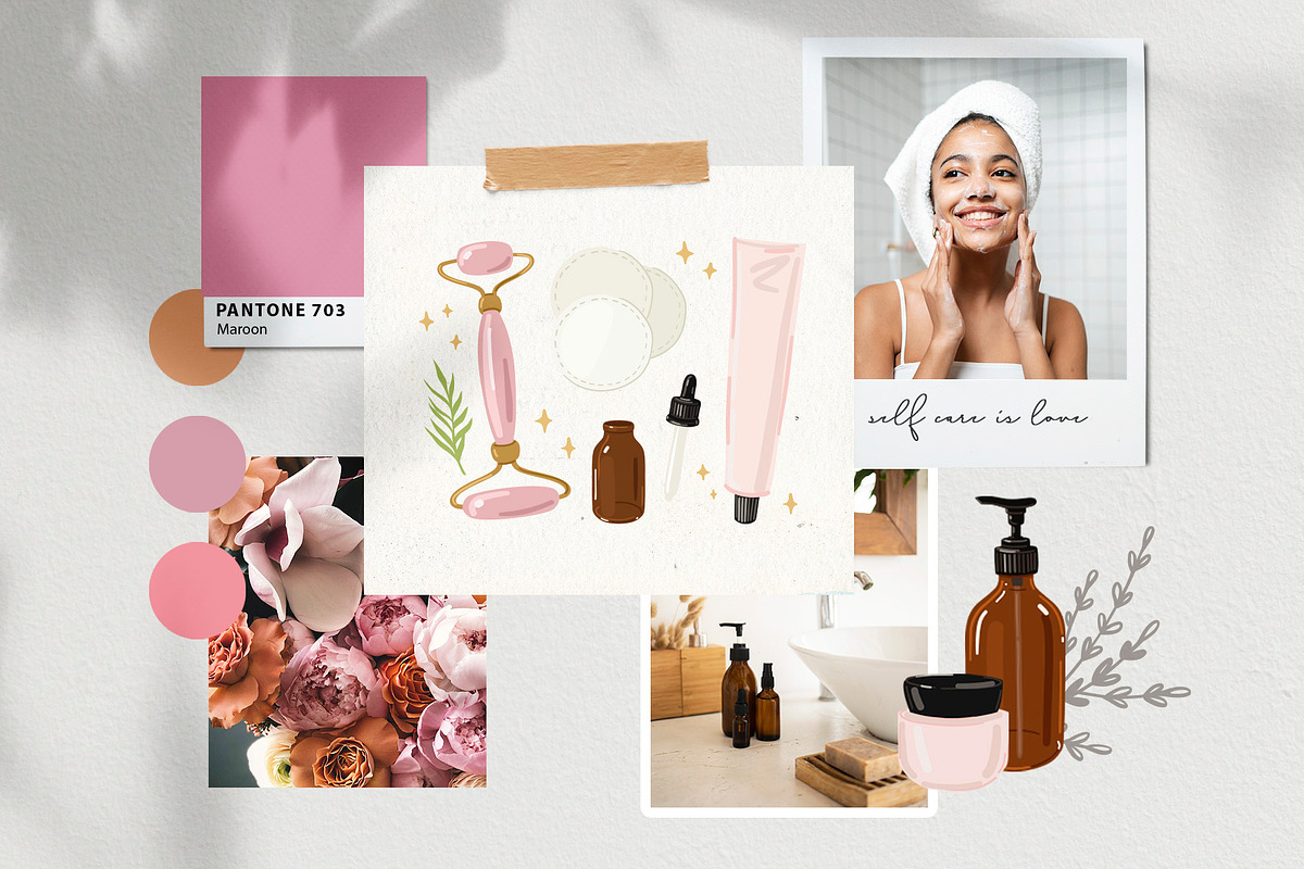 Beauty and make up vector art kit, an Object Illustration by harmonia_green_art (Photo 5 of 14)