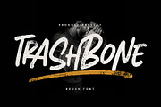 Trashbone, a Script Font by Arterfak Project (Thumbnail 1 of 10)