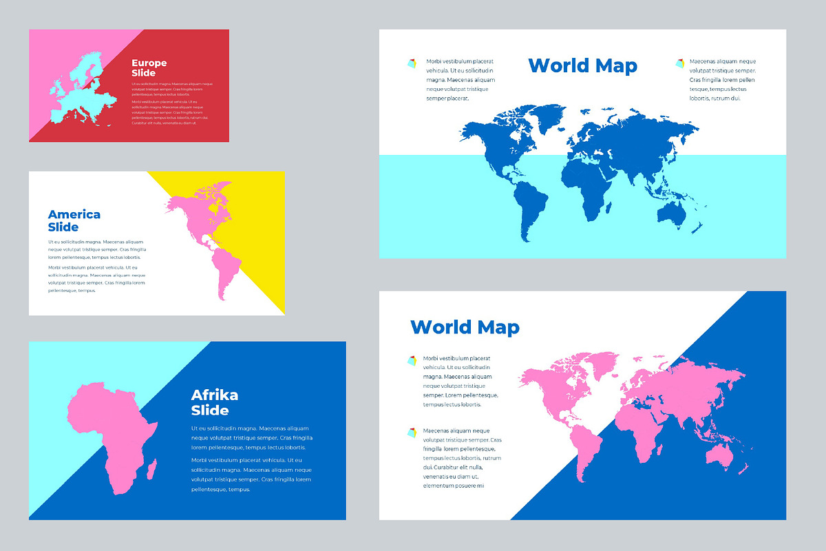 Bold - PowerPoint Template 3 Colors