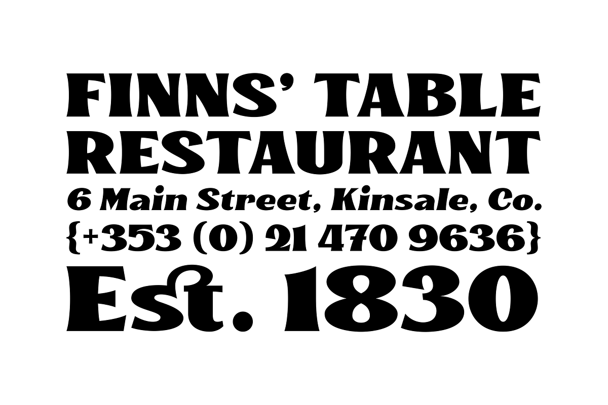 Kinsale Display preview 2