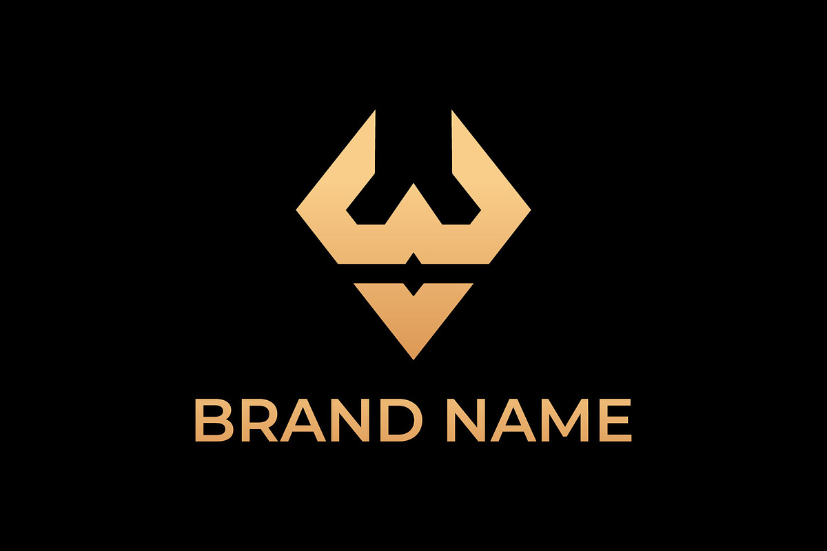 Monogram Letter WV Logo Templates, a Branding & Logo Template by kidzdsgn (Photo 1 of 3)