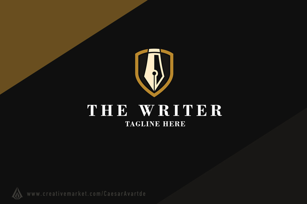 Writer Logo Template, a Branding & Logo Template by Avartde Creative
