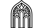 Minimal Islamic Arch Silhouette, an Object Graphic by Creativeshirt (Thumbnail 5 of 17)