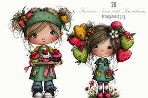 Summer Nurse Clipart, a Person Illustration by Designking