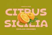 Fattura - Chunky Retro Food Font, a Sans Serif Font by HipFonts (Thumbnail 3 of 15)