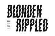 Blonden Rippled, a Sans Serif Font by Craft Supply Co. (Thumbnail 1 of 8)