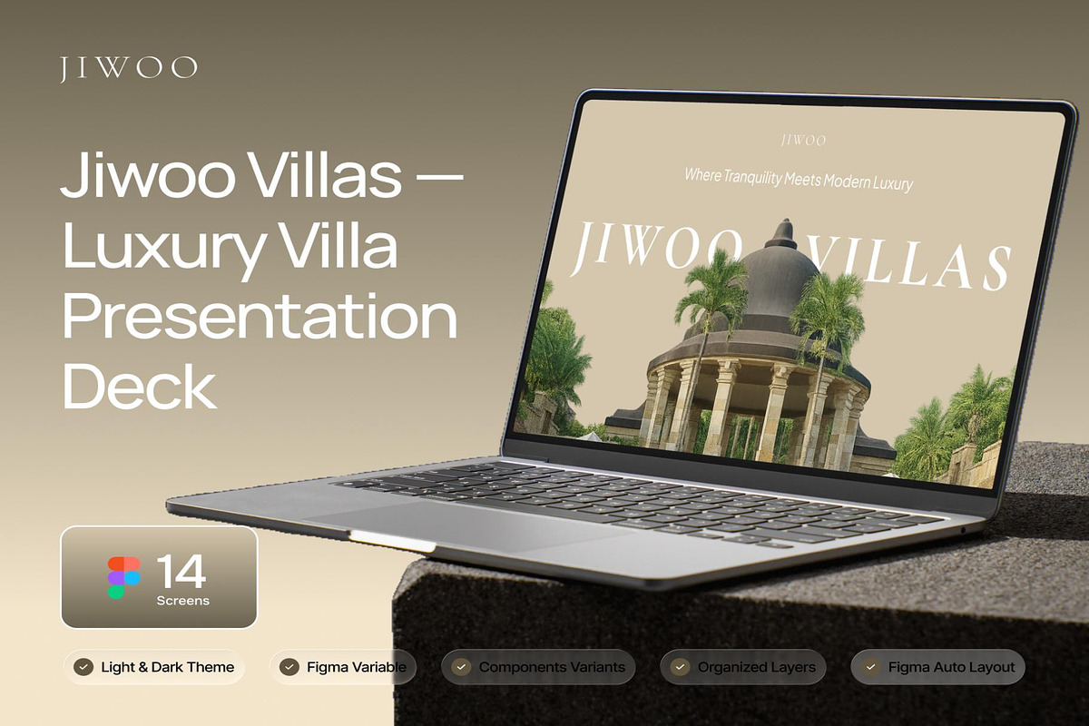 Jiwoo Luxury VillaResortPresentation, an UI Kit Template by Creative Perspective (Photo 1 of 7)