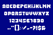 Hexacore Futuristic Display Font, a Symbol Font by Serbaneka Studio (Thumbnail 5 of 7)