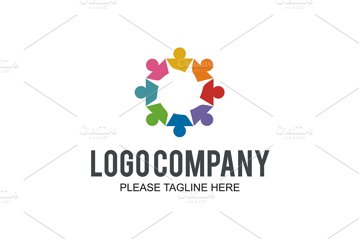 20 Logo Teamwork Templates Bundle, a Branding & Logo Template by Friendesigns (Photo 7 of 21)
