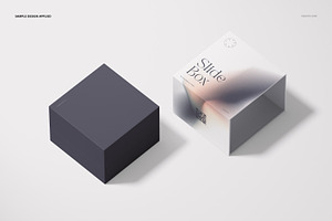 Slide Gift Box Mockup Set