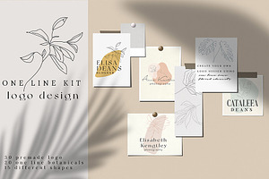 ONE LINE LOGO DESIGN KIT