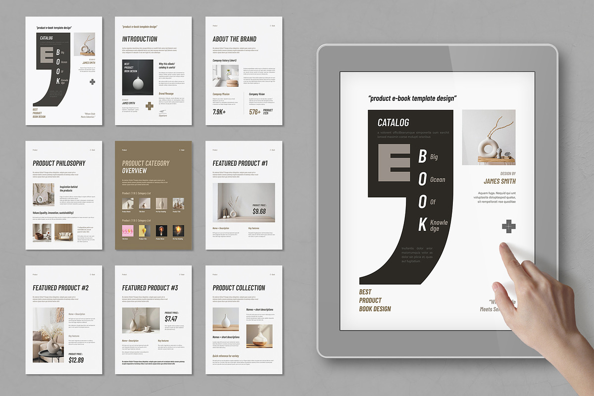Elegant Catalog E-Book Design