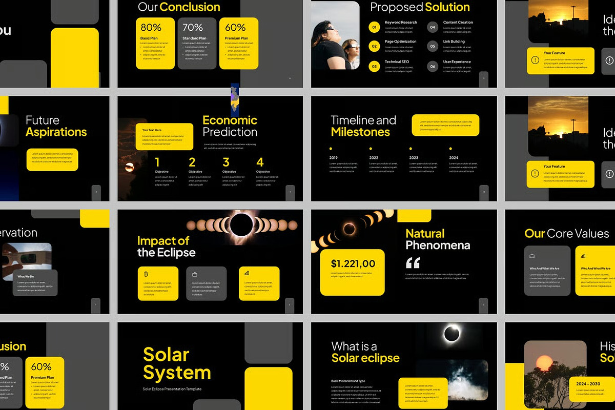 Solar System Template Powerpoint preview 2