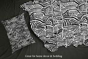 Black & White Hand Drawn 6 Pattern, a Pattern Graphic by Space_Oleandr (Thumbnail 5 of 7)
