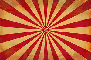 Red and yellow sunburst background, an Illustration by Ylivdesign