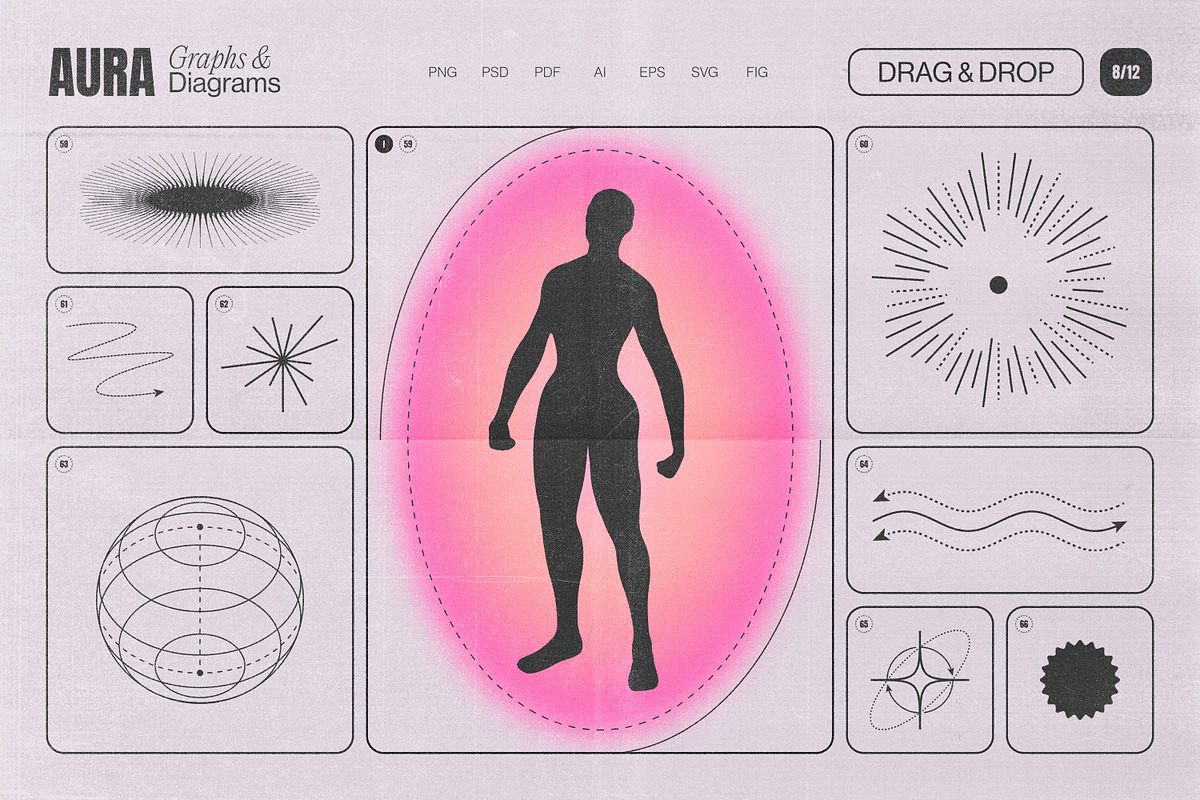Aura Energy Flow - Mindful Graphics, an Object Graphic by Samolevsky (Photo 18 of 29)