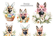 Festive dogs bundle, an Animal Illustration by TheCuteShop (Thumbnail 21 of 33)