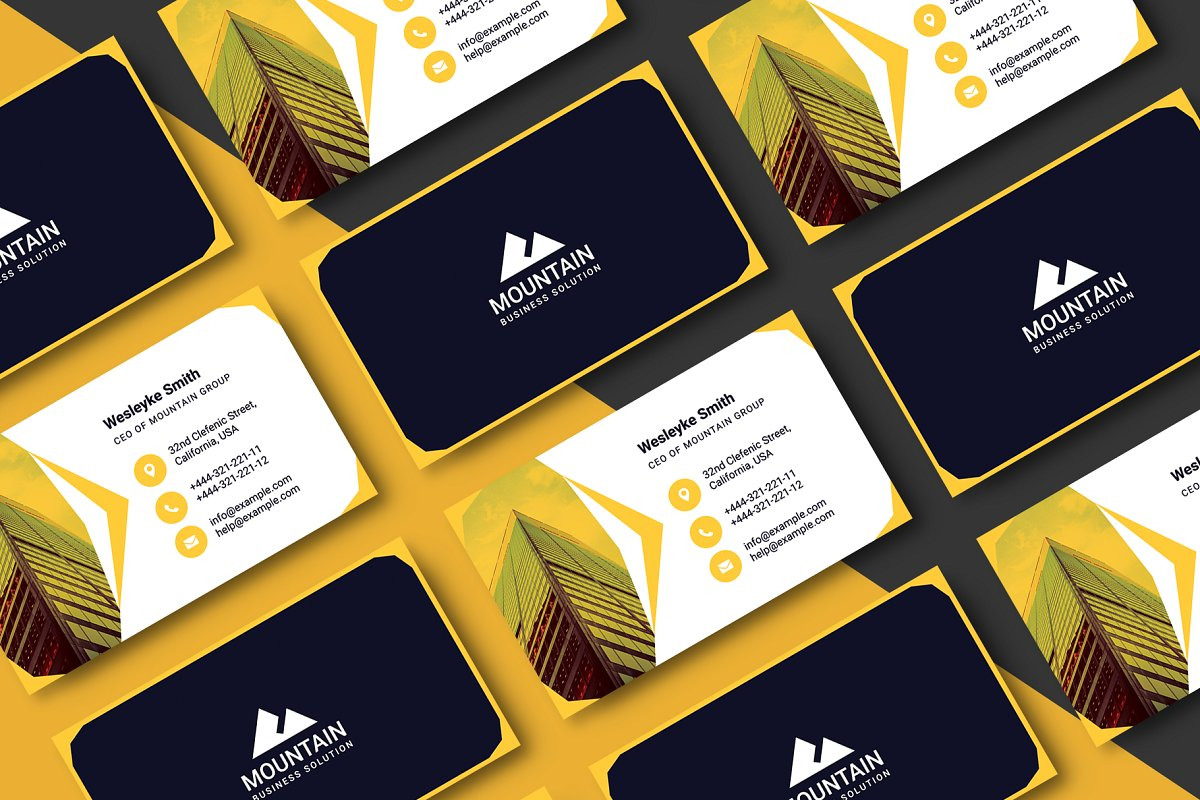 30 Business Cards Bundle Vol.1, a Business Card Template by Smashing_Studio (Photo 27 of 31)