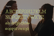 Funtique - Unique Serif Typeface, a Serif Font by HipFonts (Thumbnail 8 of 10)