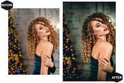 12 Festive Xmas Photoshop Actions, an Action Add-On by Hue Palettte Studio (Thumbnail 8 of 8)