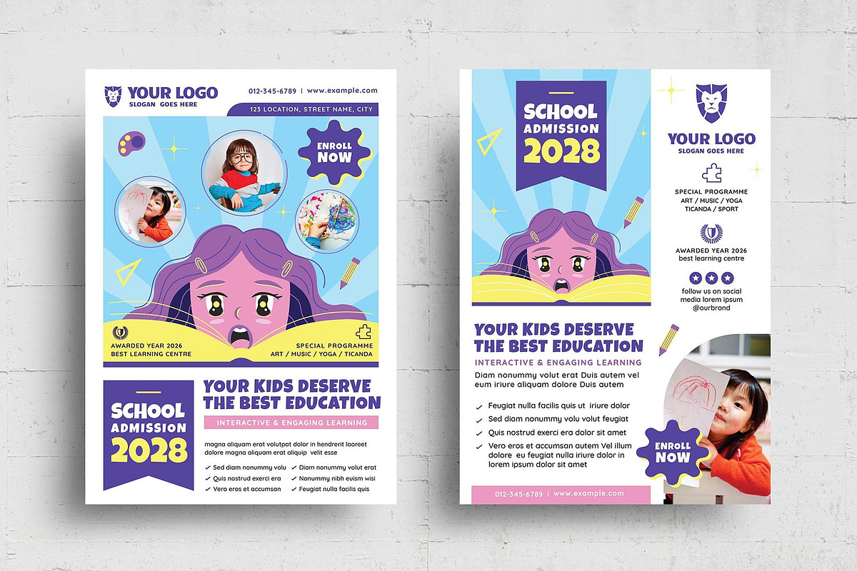 Education School Flyer, a Flyer Template by BrandPacks (Photo 7 of 7)