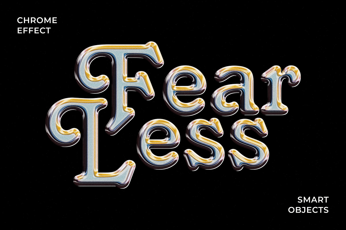 Chrome Text & Logo Effect Template, a Layer Style Add-On by Design Squad (Photo 1 of 3)