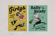 Retro Pickleball Graphic, an Object Graphic by Skilline Supply Co. (Thumbnail 11 of 12)