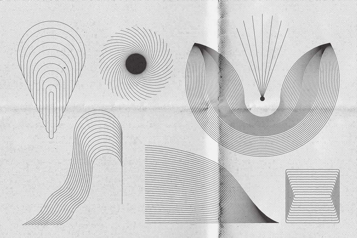 Abstract Boho Linear Vector Shapes, a Graphic by Vanzyst (Photo 23 of 24)