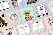 The Iridescent Template, a Social Media Template by thetrendytemplate (Thumbnail 2 of 5)