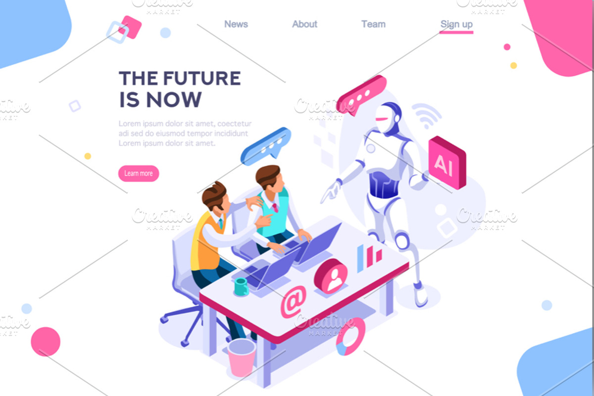 Robot Hero Images, a Person Illustration by Aurielaki Stock Images
