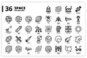 3,600 Icons x3 Styles, an Outline Icon by monkik (Thumbnail 263 of 299)