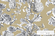 Toile Fleurie, Pattern & Motifs!, a Pattern Graphic by TSTUDIO (Thumbnail 4 of 11)