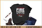 Favorite Firefighter Calls Me Cousin, an Illustration by Handy Arts Studio (Thumbnail 2 of 3)