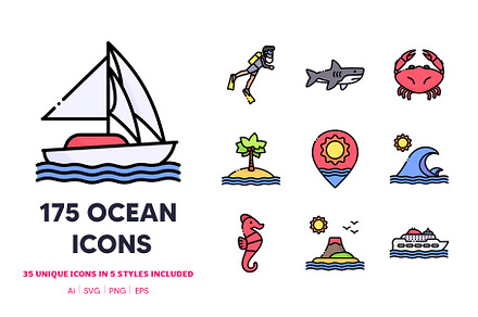 175 Ocean Icons