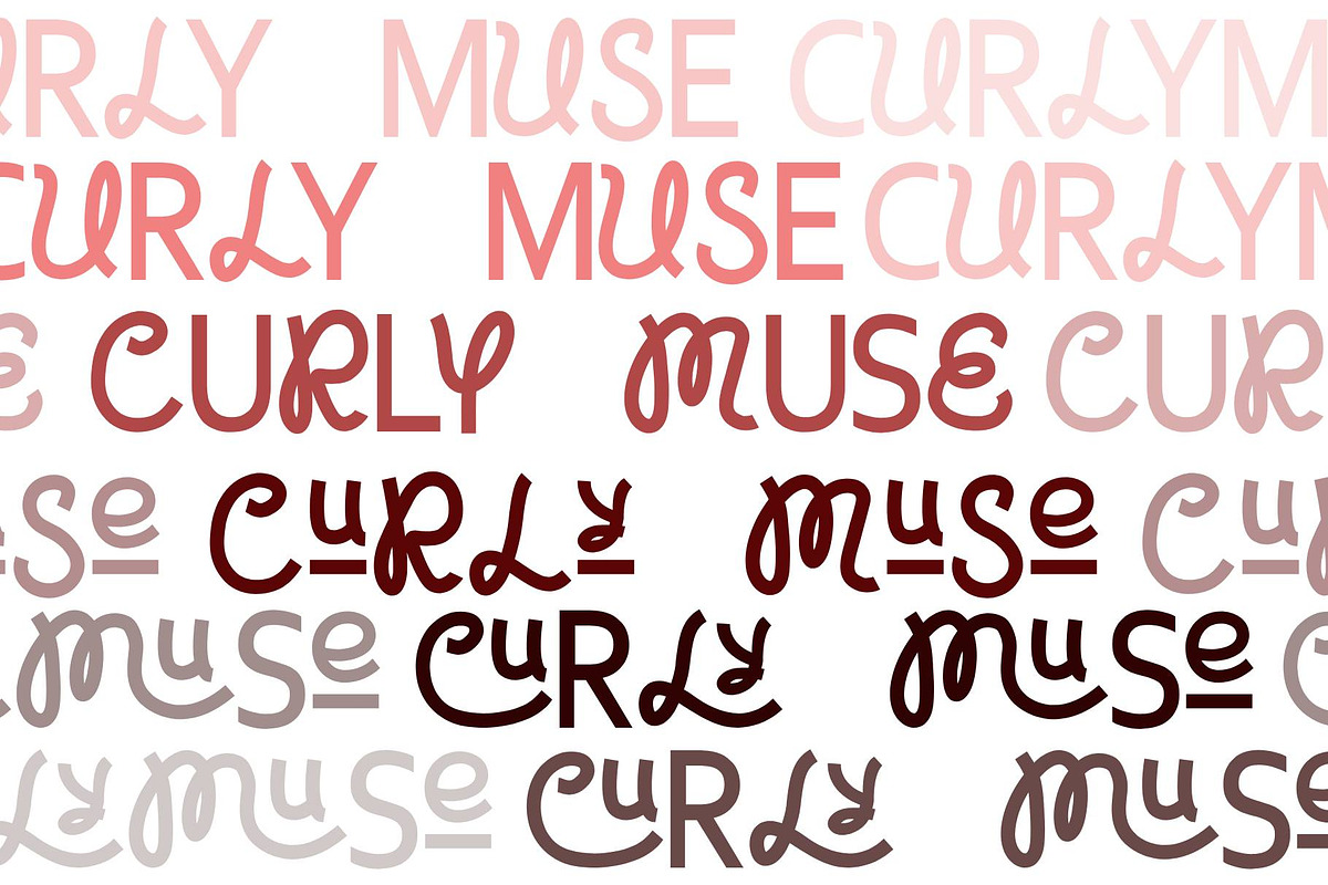 Curly Muse Cyrillic Font, a Script Font by IraDvilyuk (Photo 3 of 10)