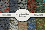 Worm Camouflage Patterns, a Pattern Graphic by 3Y_Design (Thumbnail 1 of 5)