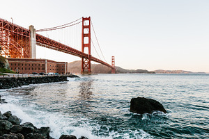 Golden gate stock picture
