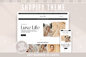 Beige Shopify Theme, a Shopify Template by SunshineStudioBoutique
