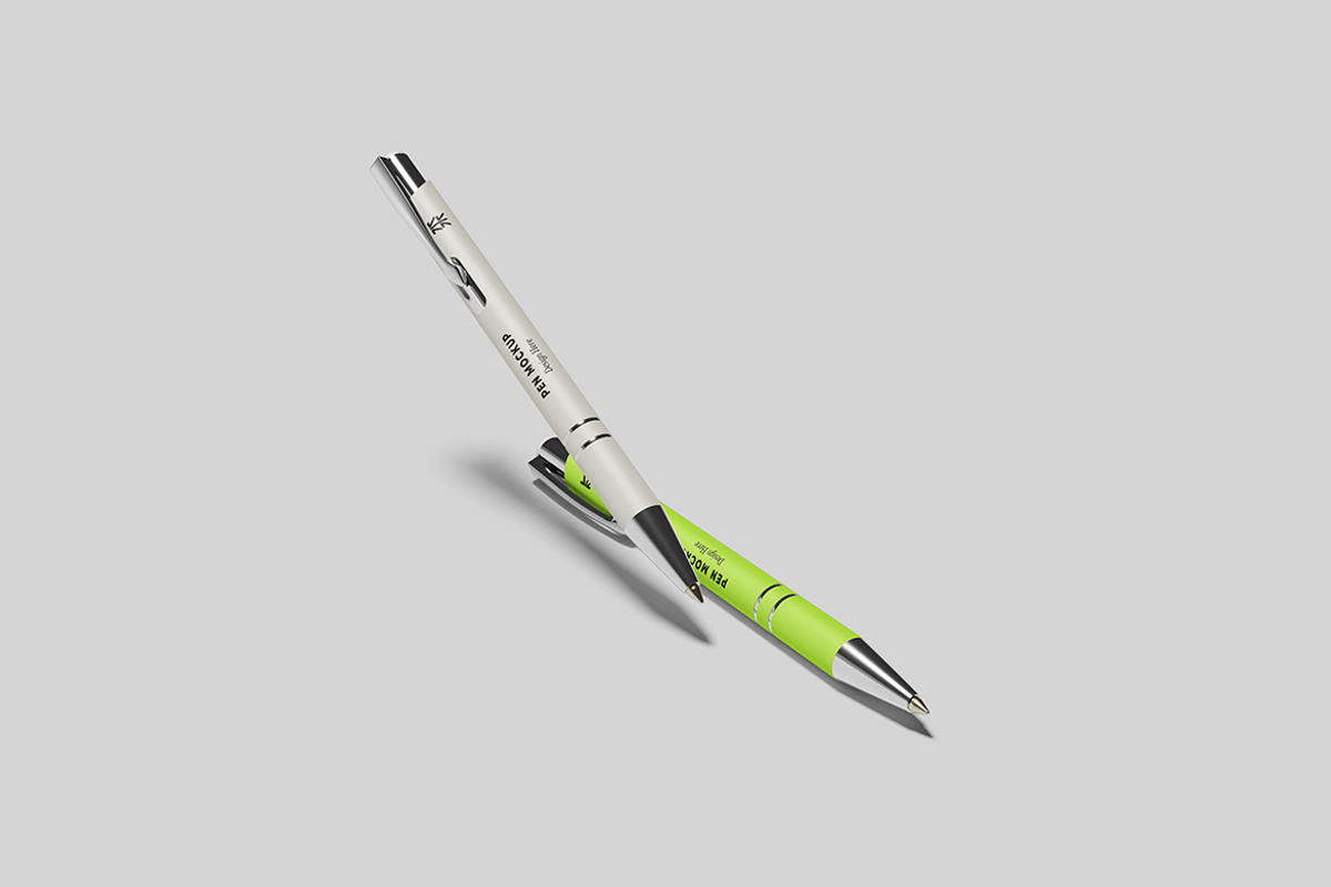 Pen Mockup, a Pens & Pencil Mockup by Pikachudesign (Photo 4 of 4)