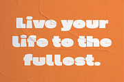 Zilla - Chunky Display, a Sans Serif Font by HipFonts (Thumbnail 2 of 9)