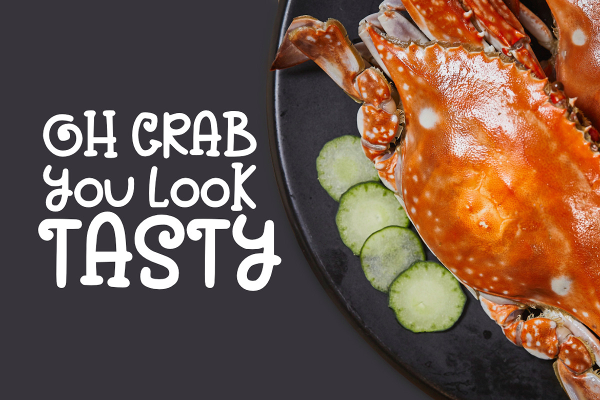 Big Crab Font preview 4