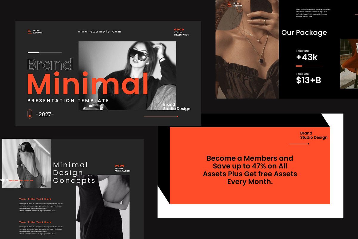 Brand Minimal Presentation Template, a Presentation Template by Creative-Work (Photo 5 of 9)