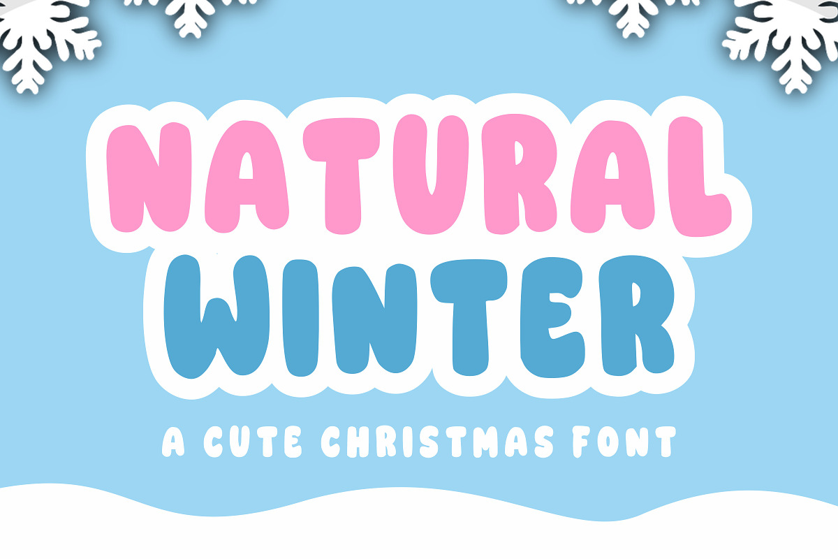 Natural Winter, a Font by Limited.studio (Photo 1 of 5)