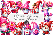 Valentine Gnomes Clipart, an Icon by Designworld (Thumbnail 1 of 3)