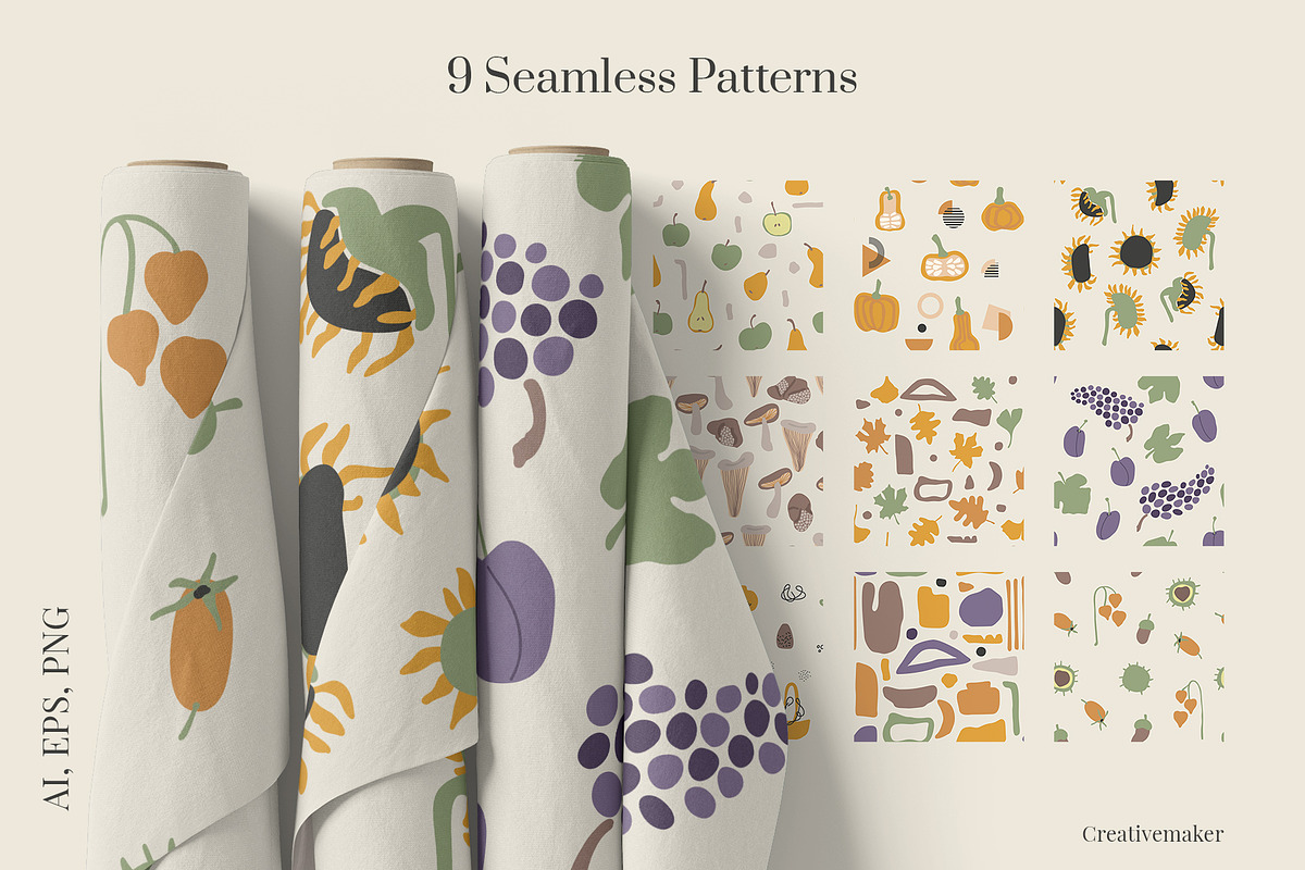 Abstract Autumn Flora, an Object Graphic by Creativemaker (Photo 9 of 11)